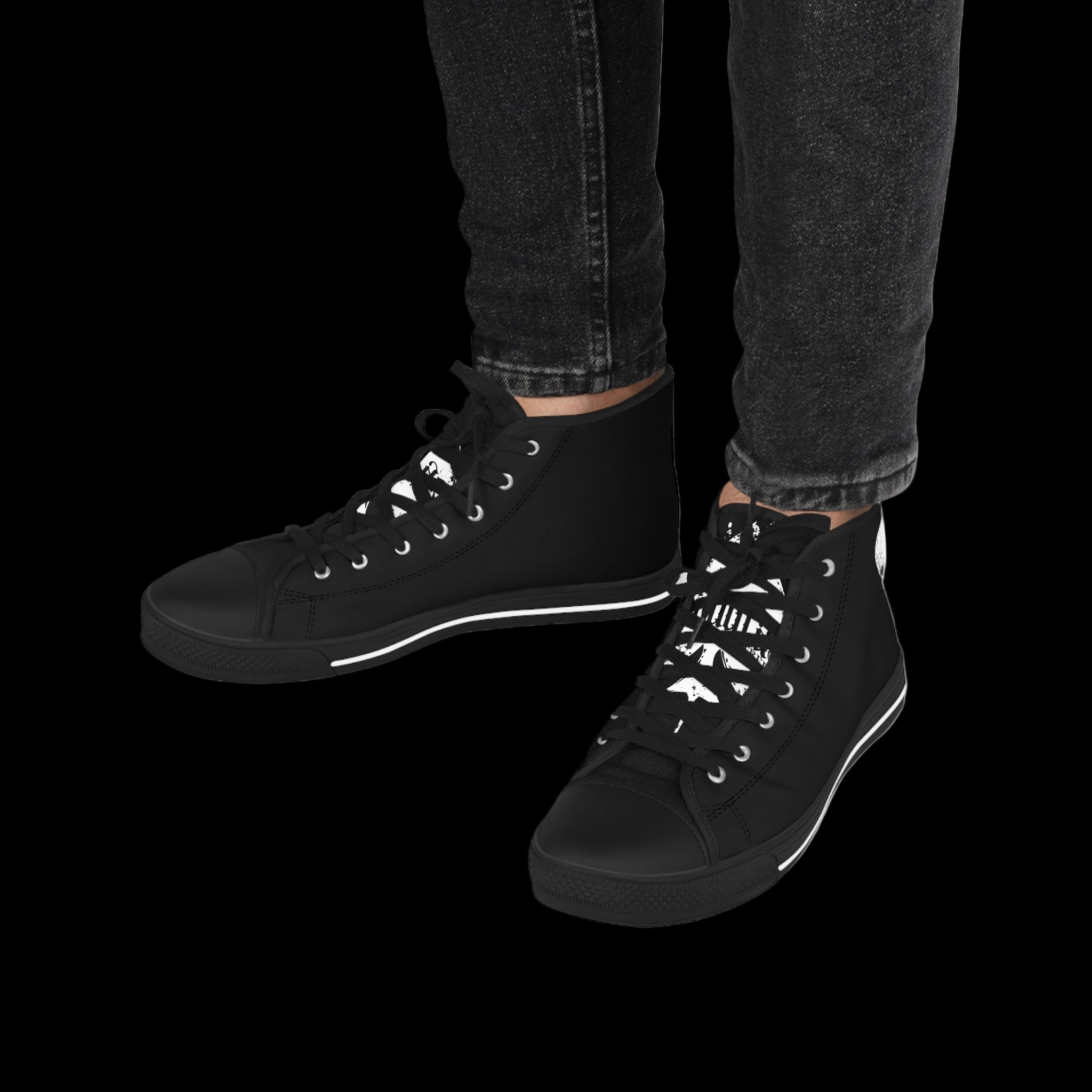 DS Skull High Top Shoes