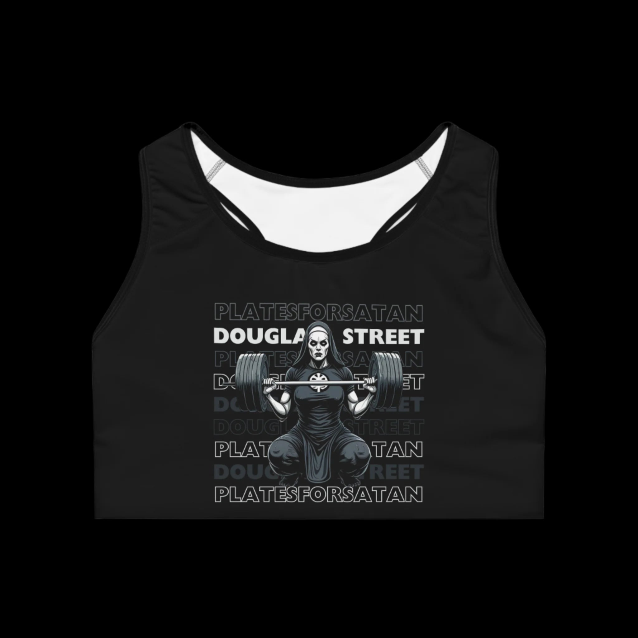 DEAD LIFT NUN - Plates For Satan - Sports Bra